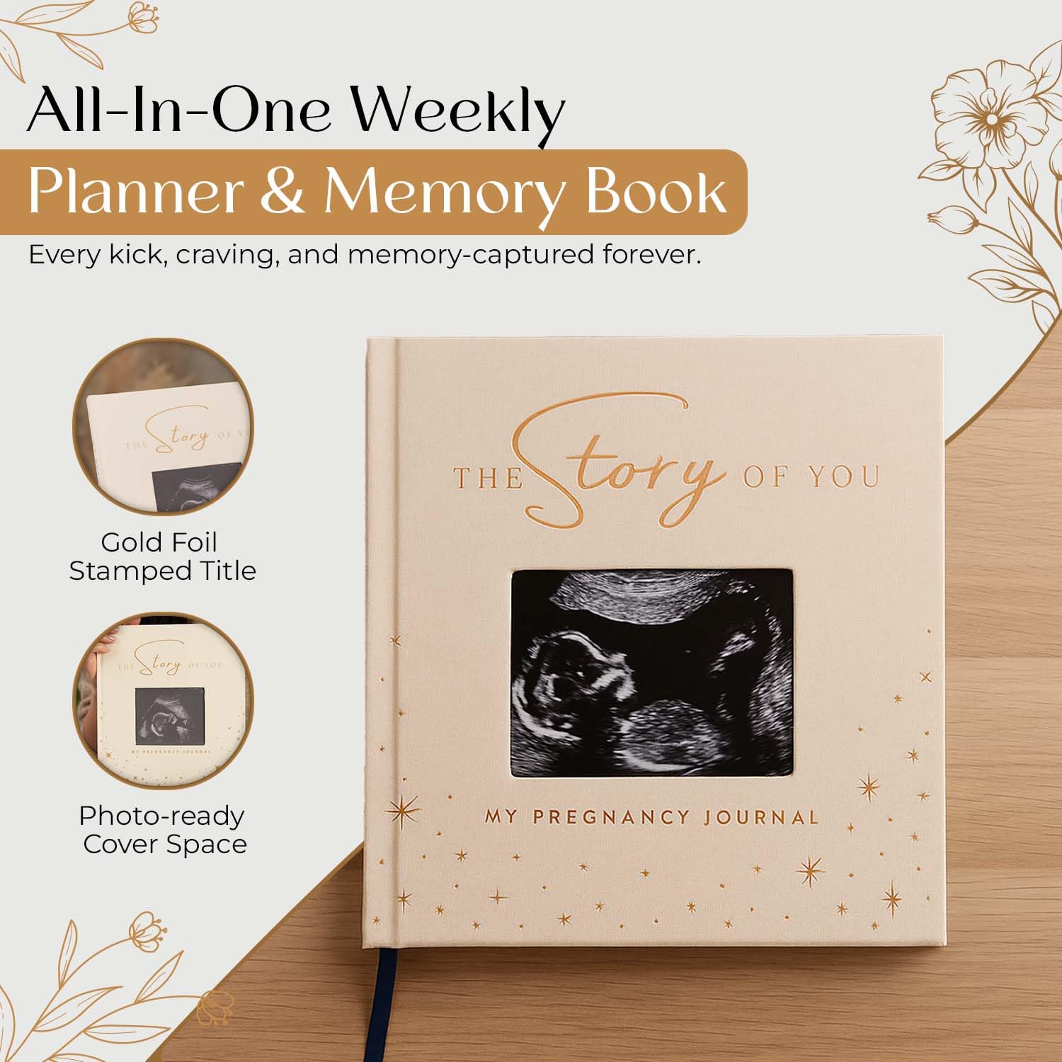 Gift-ready Nuna Paper Co. pregnancy journal in protective box for baby showers