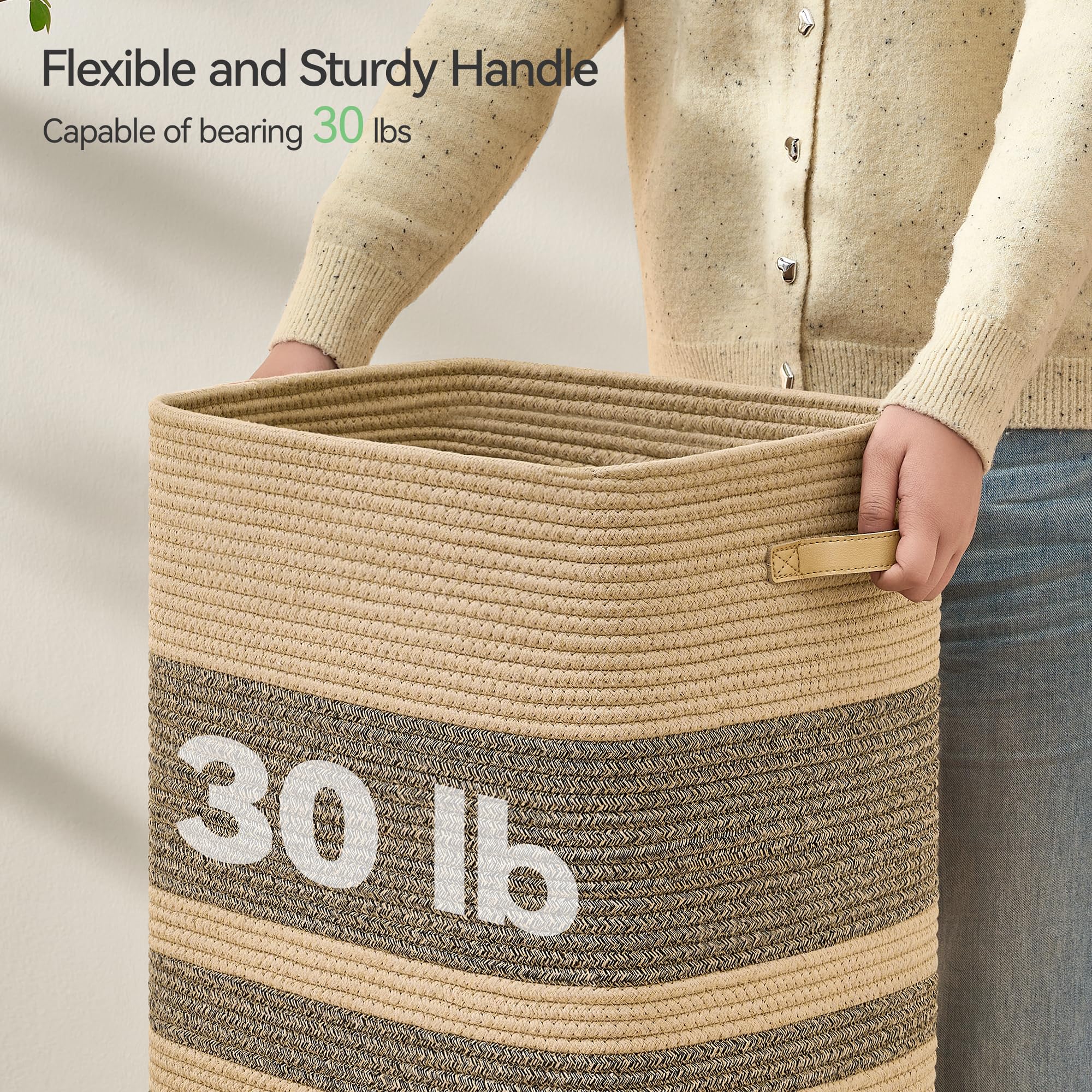 Nunsino nursery storage use: laundry hamper doubles as toy and blanket organizer