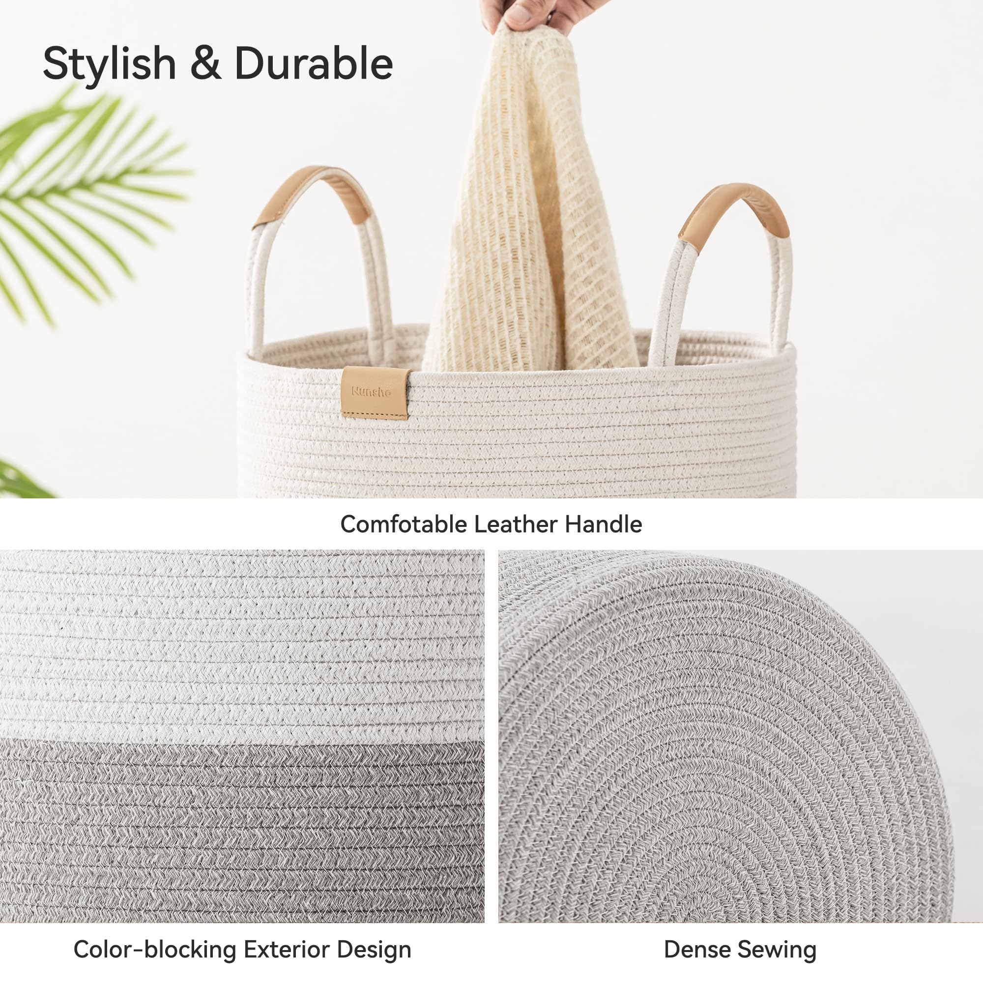 Nunsino versatile storage bin doubles as decor in living spaces.