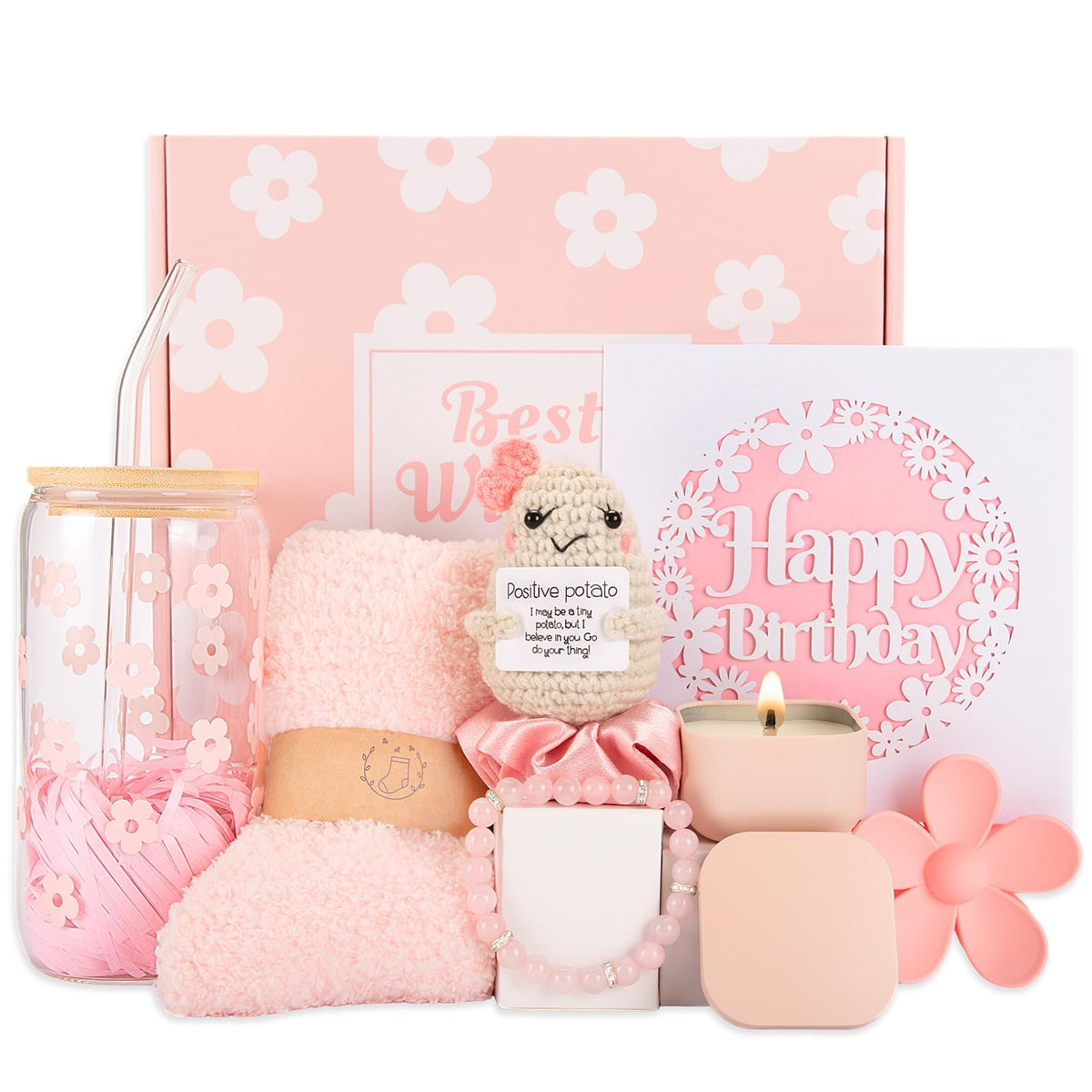 Nunubeo birthday gift box arrangement, ready-to-gift presentation.
