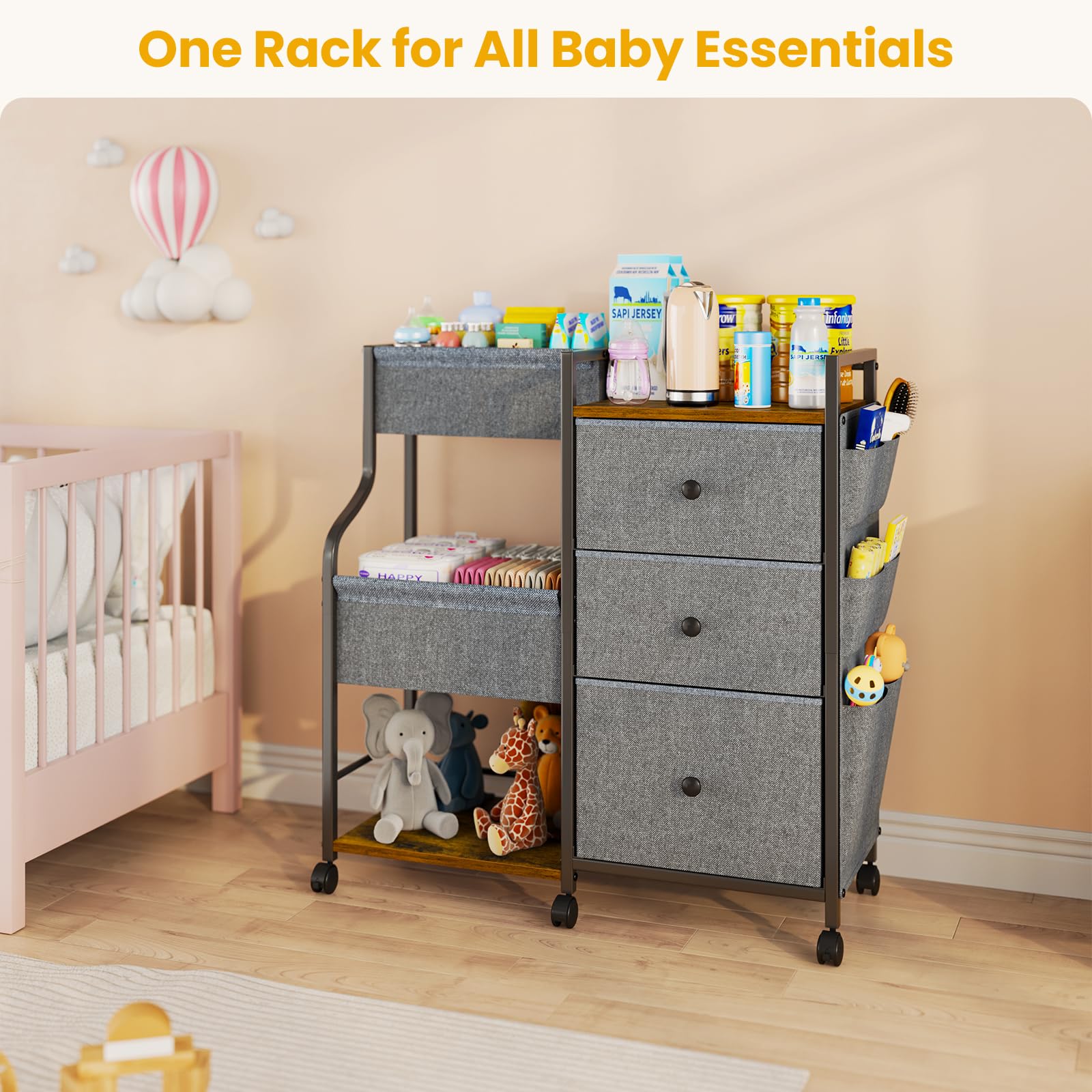 Includes screwdriver and Allen wrench for easy setup.