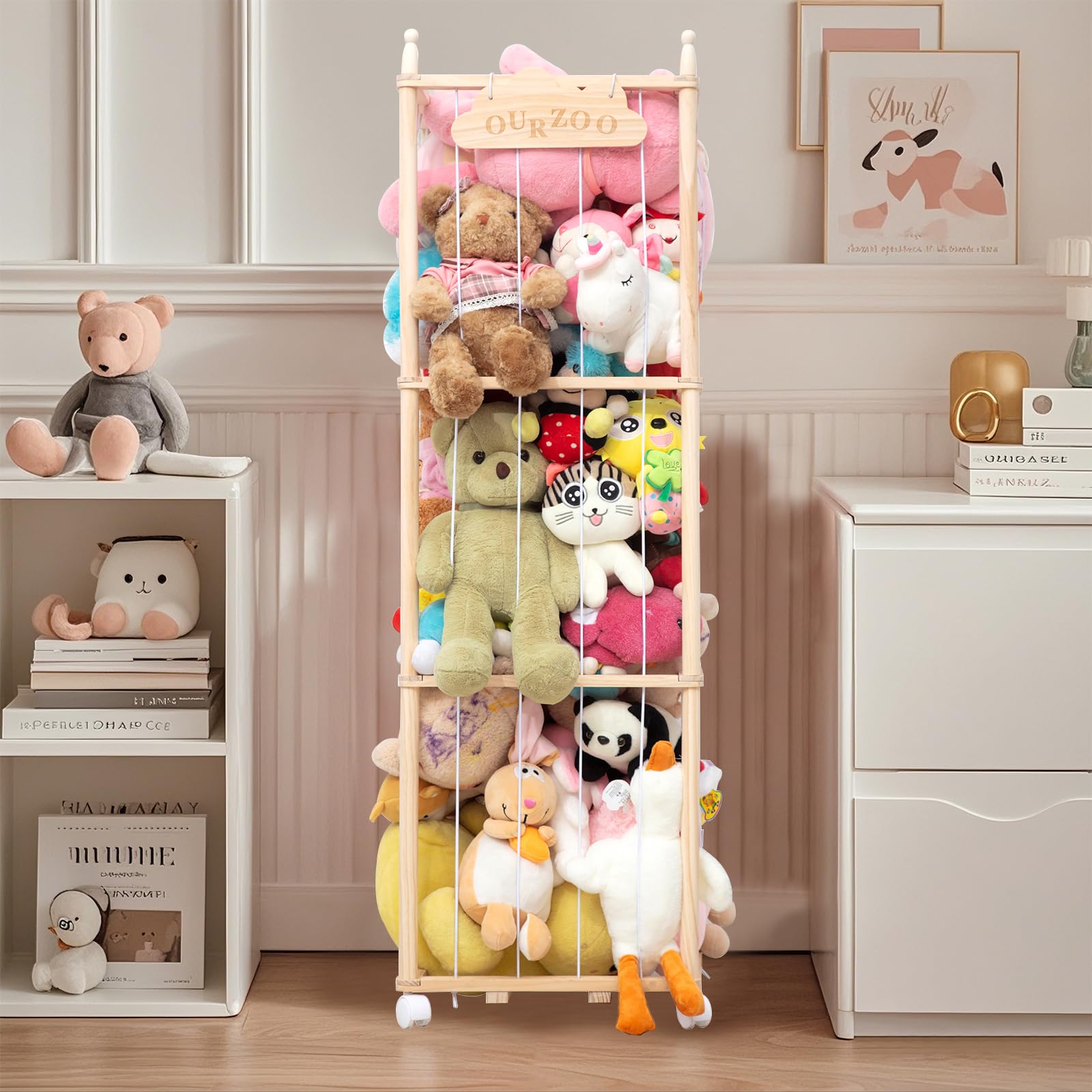 Nuoex open display makes it easy to see and grab toys.