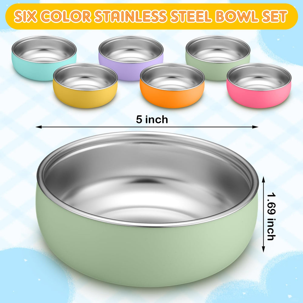 Nuogo anti-slip mealtime bowls reduce slips and mess during feeding.