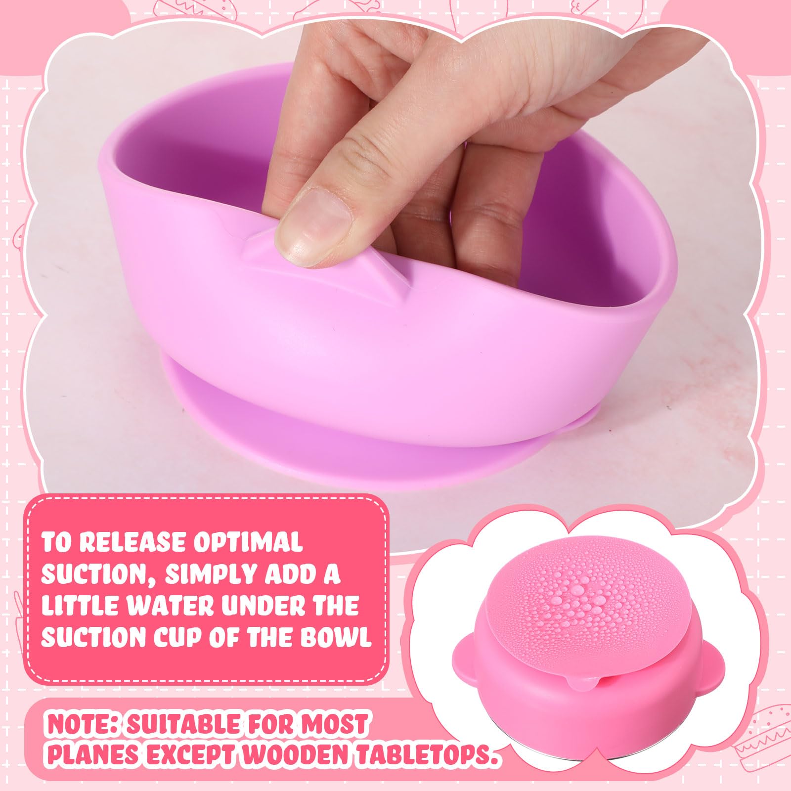 Nuogo six colorful bowls promote color coding and portion awareness.