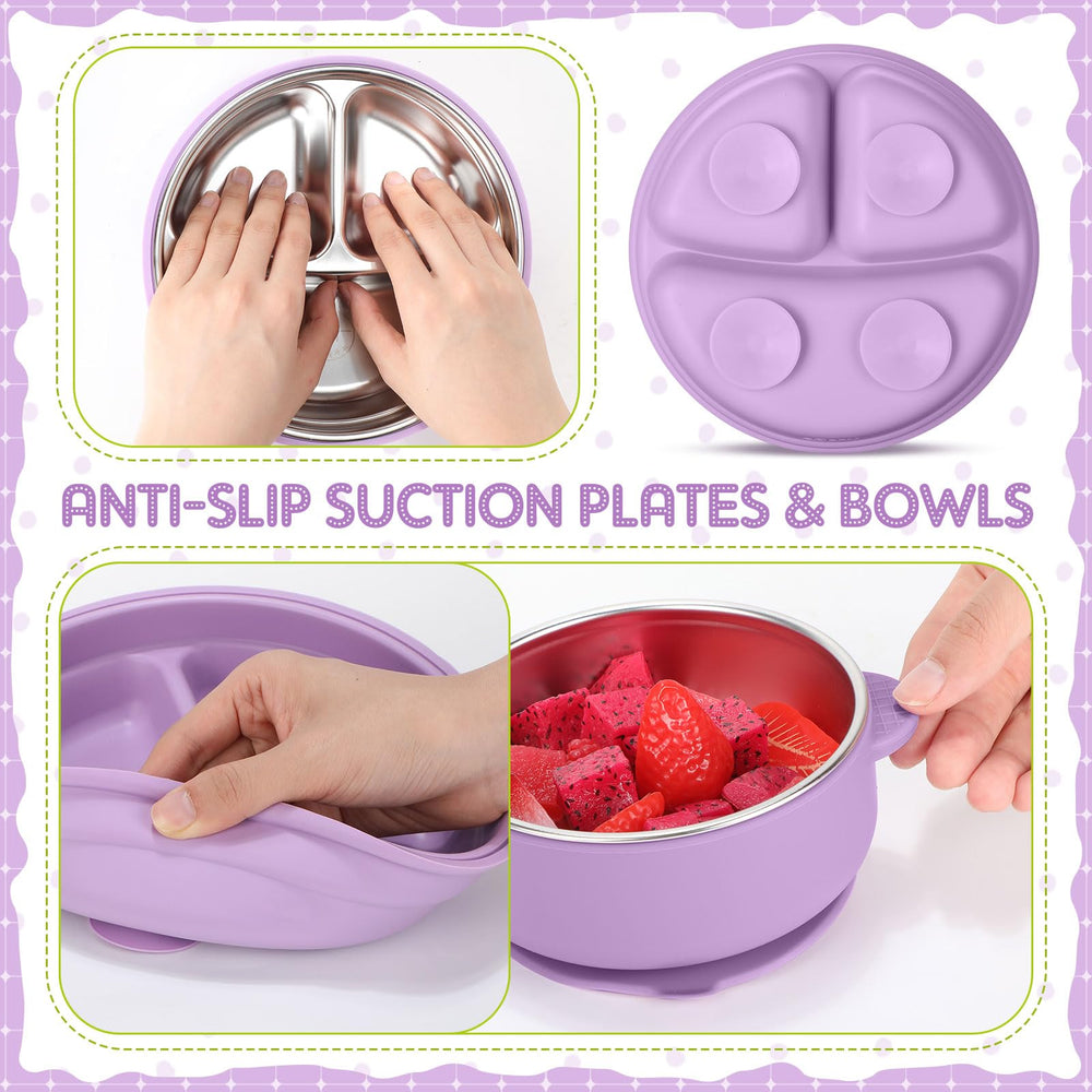 Nuogo dishwasher-safe mealtime collection for quick cleanup.