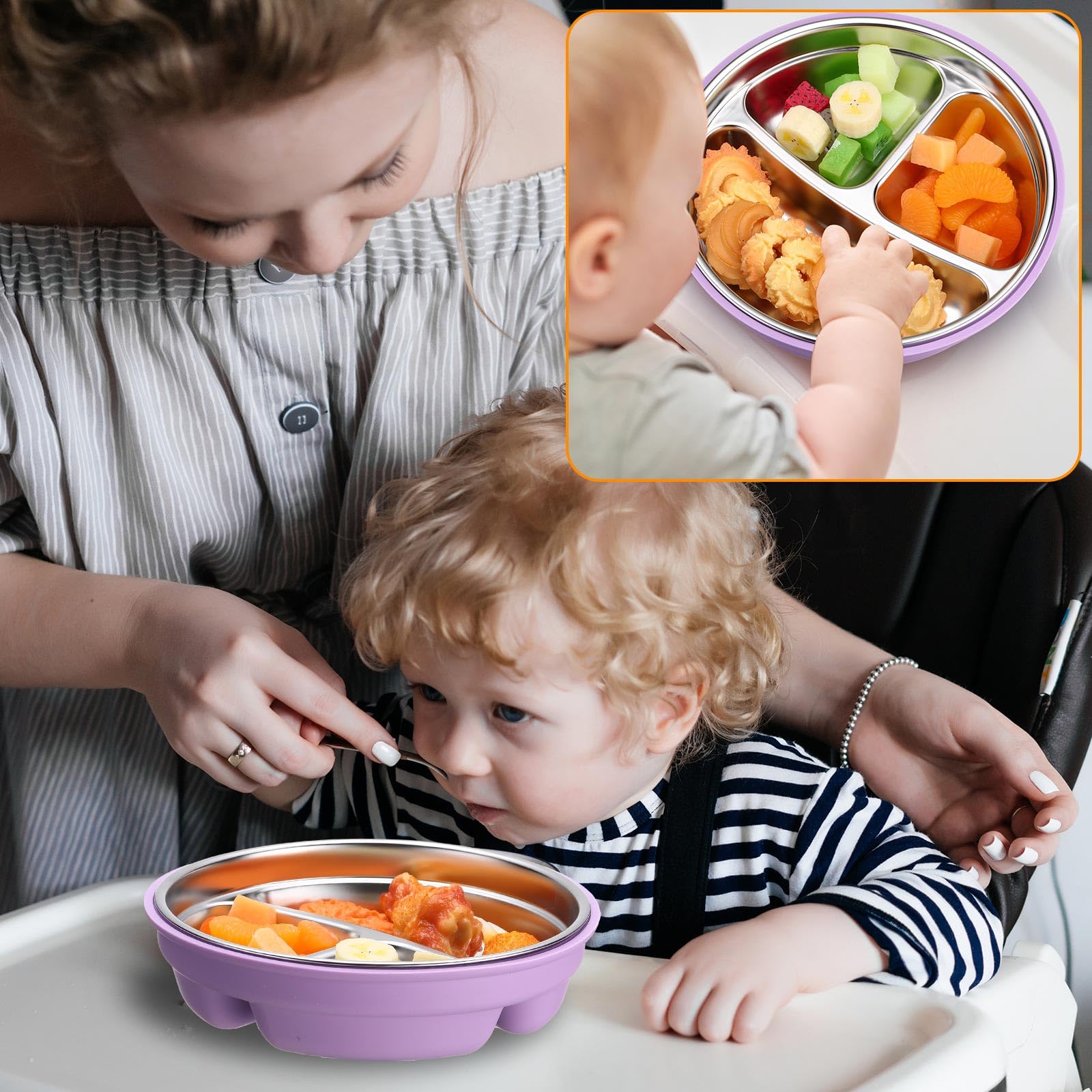 Nuogo dishwasher-safe design enables quick cleanup after meals.