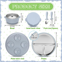 Nuogo kids spoons and forks set for comfortable self-feeding