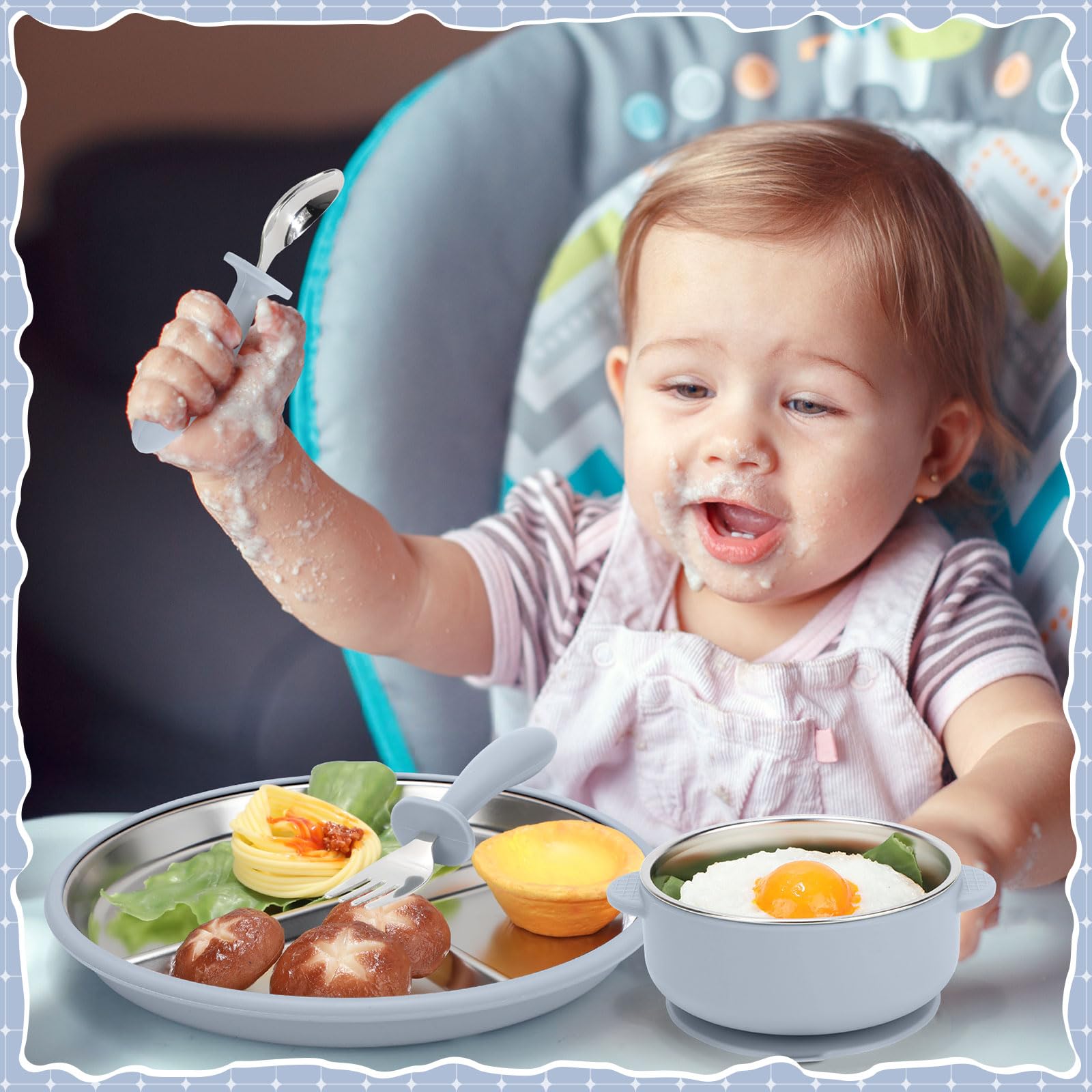 Nuogo dishwasher-safe dinnerware, detach silicone sleeves for easy cleaning