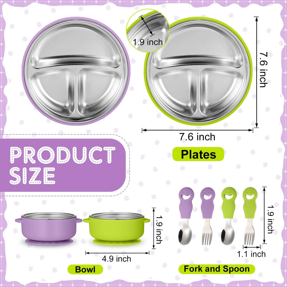 Nuogo stainless steel kids spoons designed for tiny hands and smooth dining.