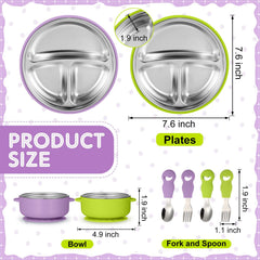 Nuogo stainless steel kids spoons designed for tiny hands and smooth dining.