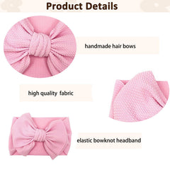 NUOSYI toddler headband with mint green bow for casual looks.