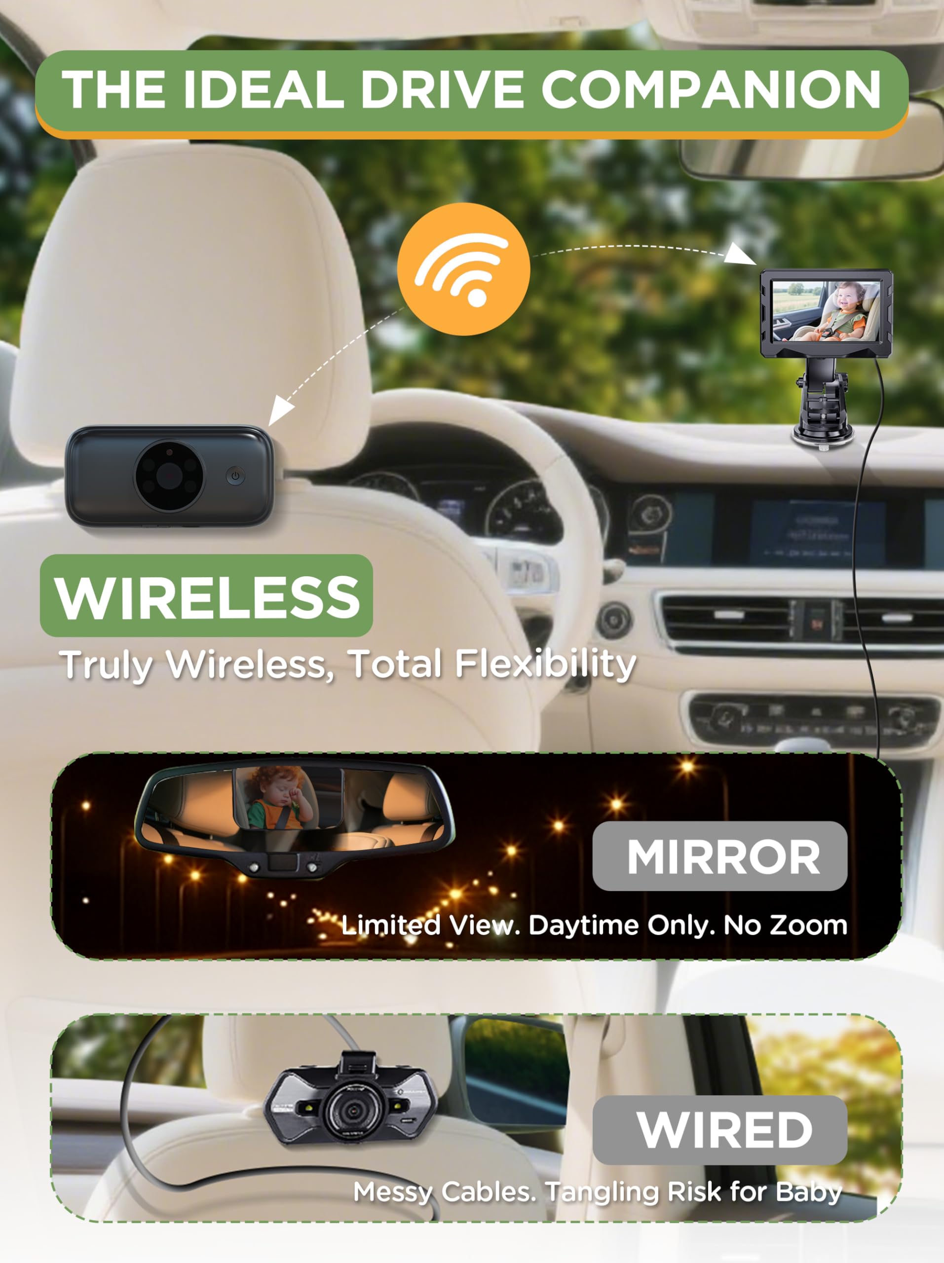 NUOTUN 940nm night vision providing clear low-light footage without glare