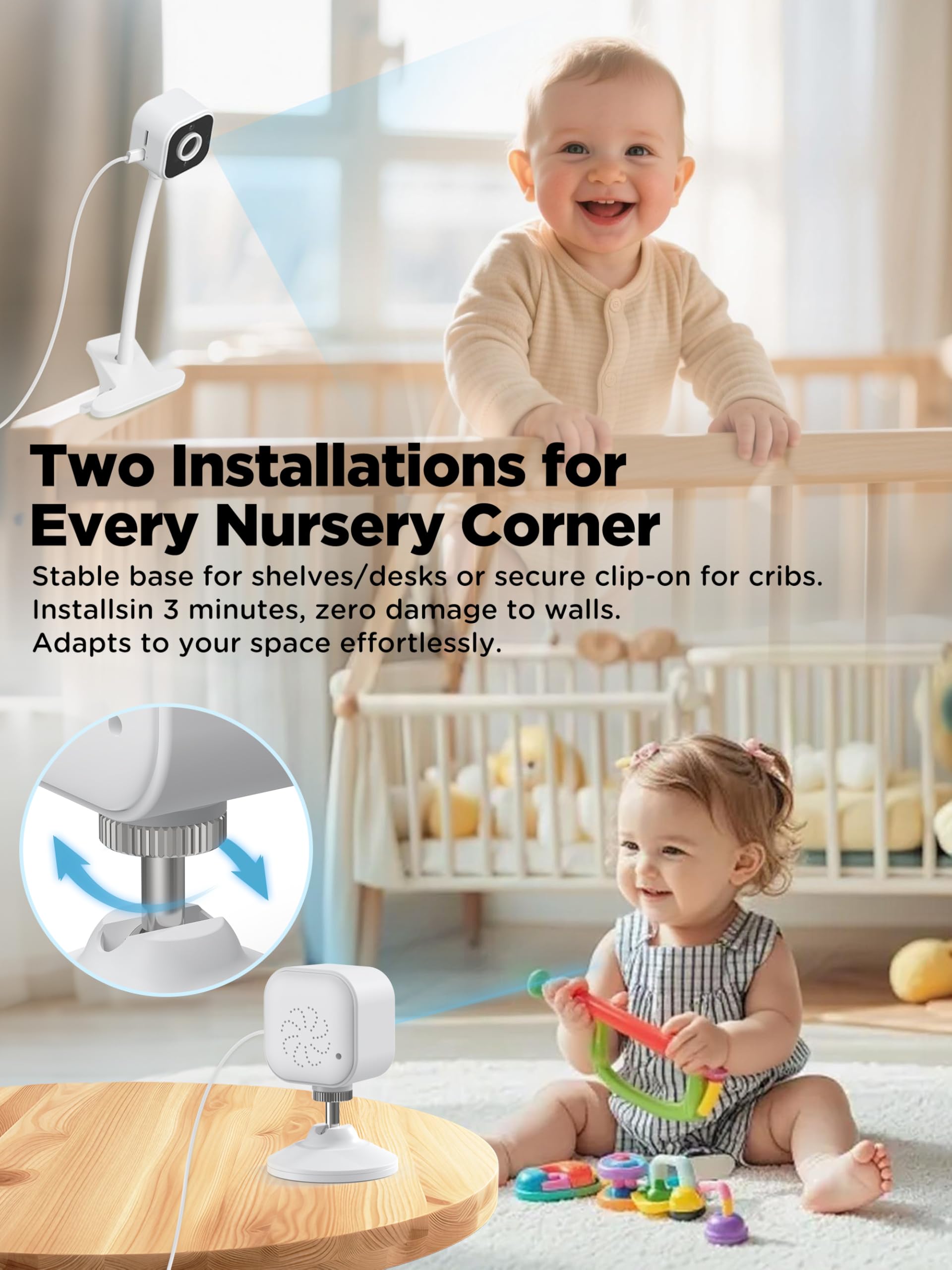 NUOTUN compact-travel monitor enables wireless checks while moving around.