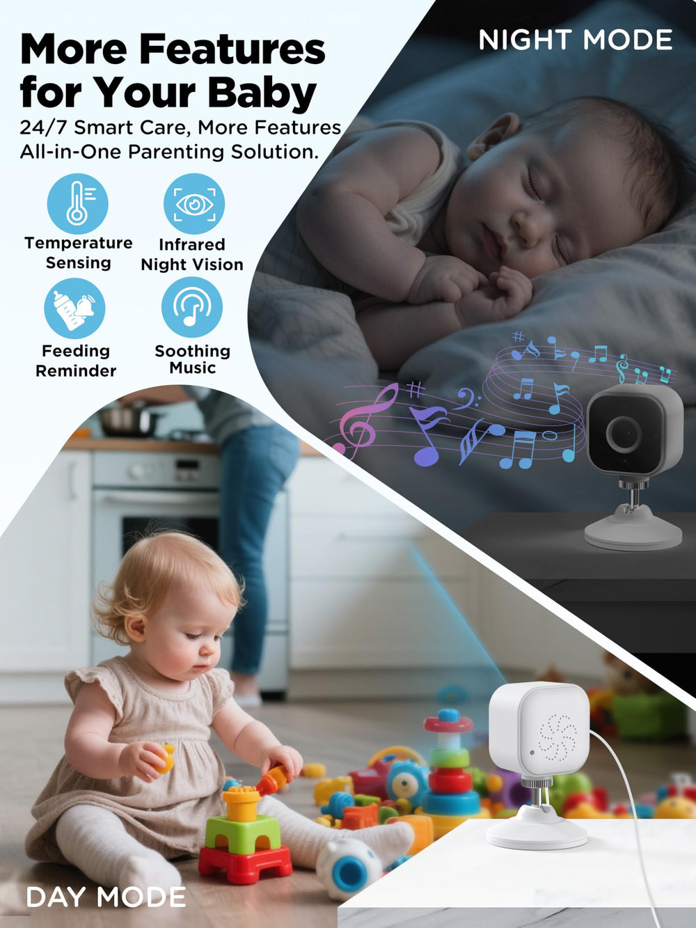 NUOTUN digital-zoom delivers close-ups of baby’s movements.
