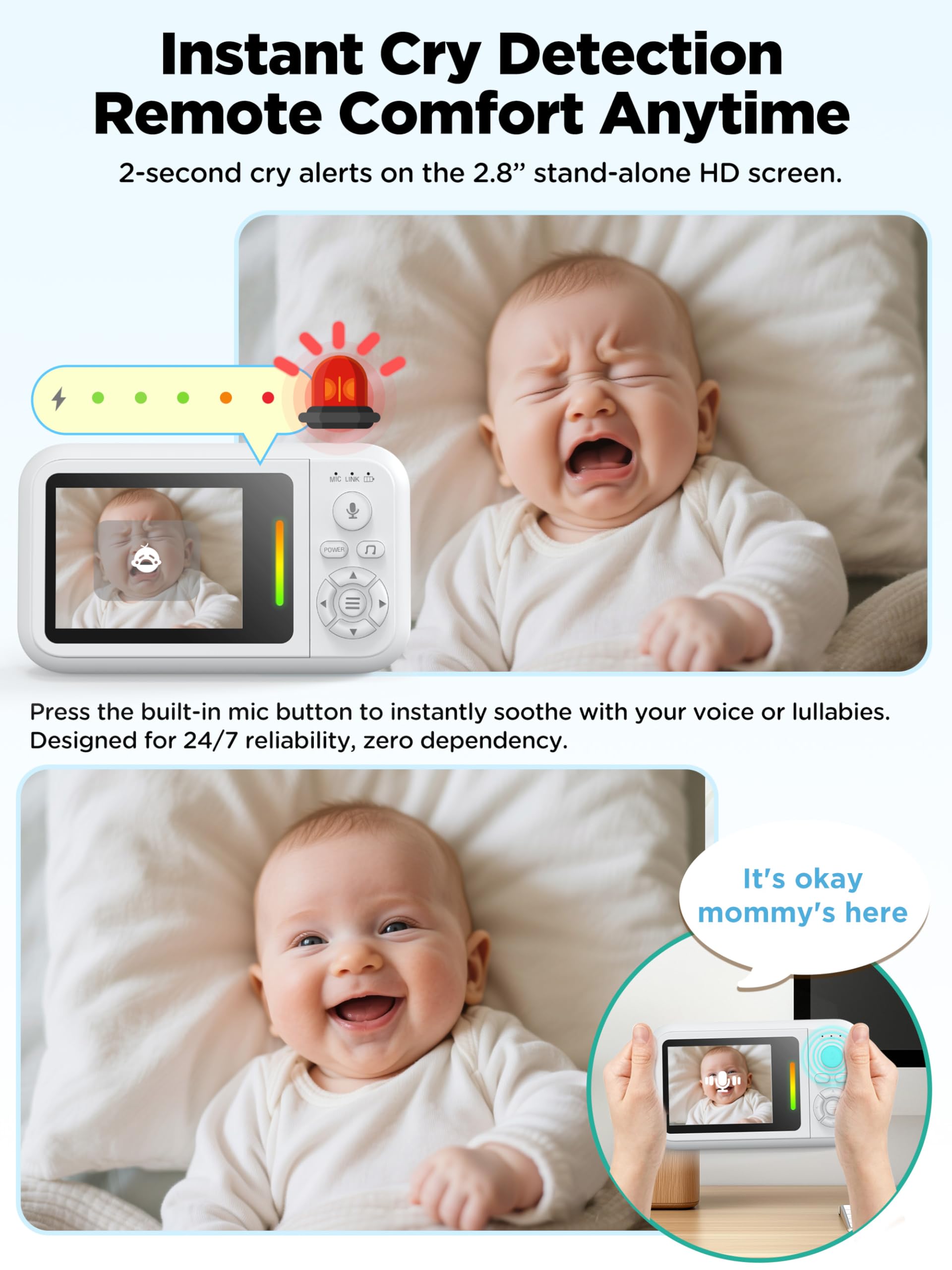 NUOTUN night-vision-940nm preserves clarity in dark rooms.