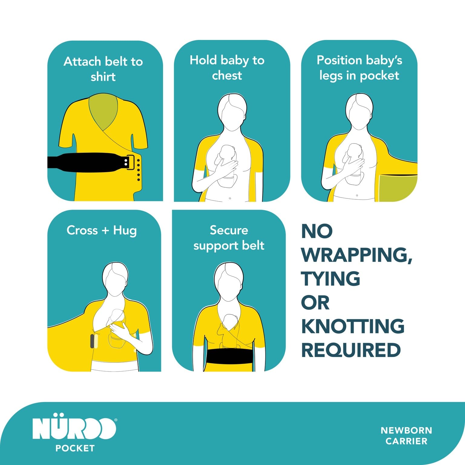 NüRoo Brownmed Pocket Skin-to-Skin Carrier Shirt showcases multi-use design for maternity and nursing