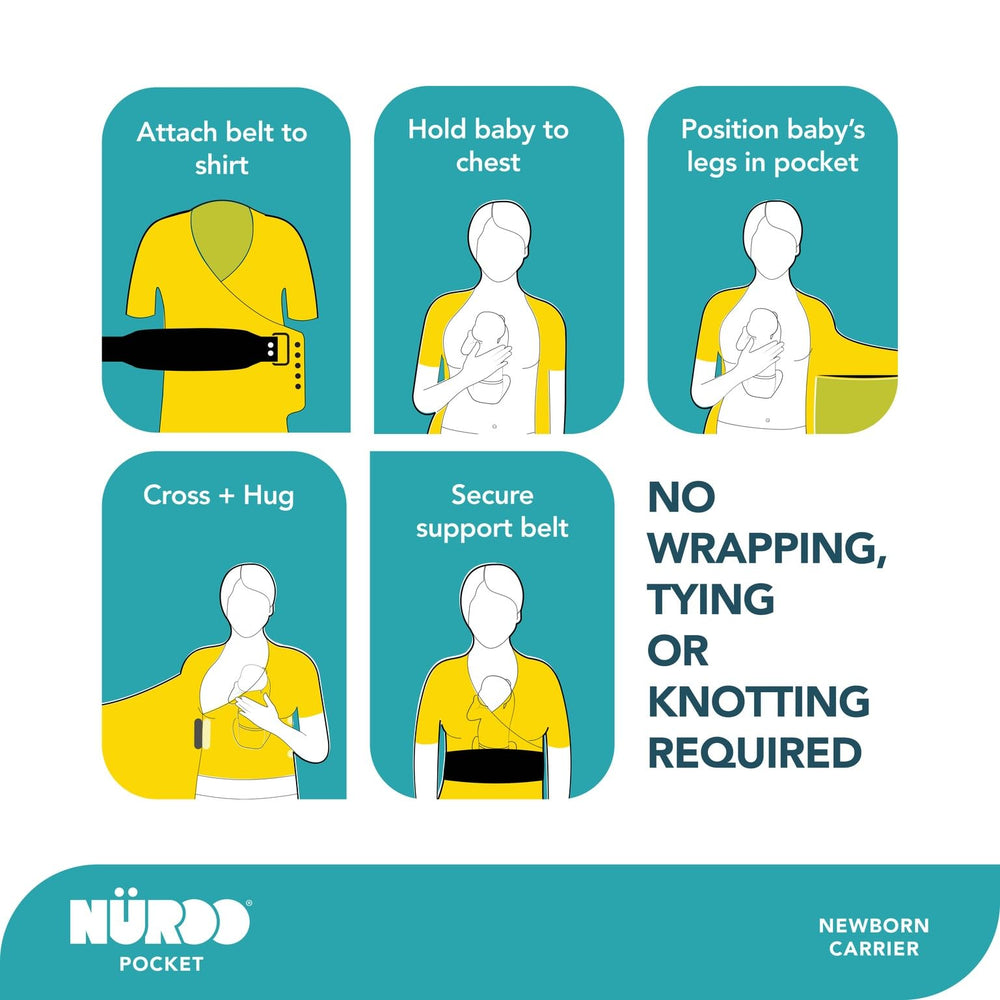 NüRoo Brownmed Pocket Skin-to-Skin Carrier Shirt showcases multi-use design for maternity and nursing