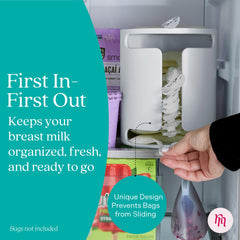 Nurse & Nourish freezer safe material preserves milk bags safely.