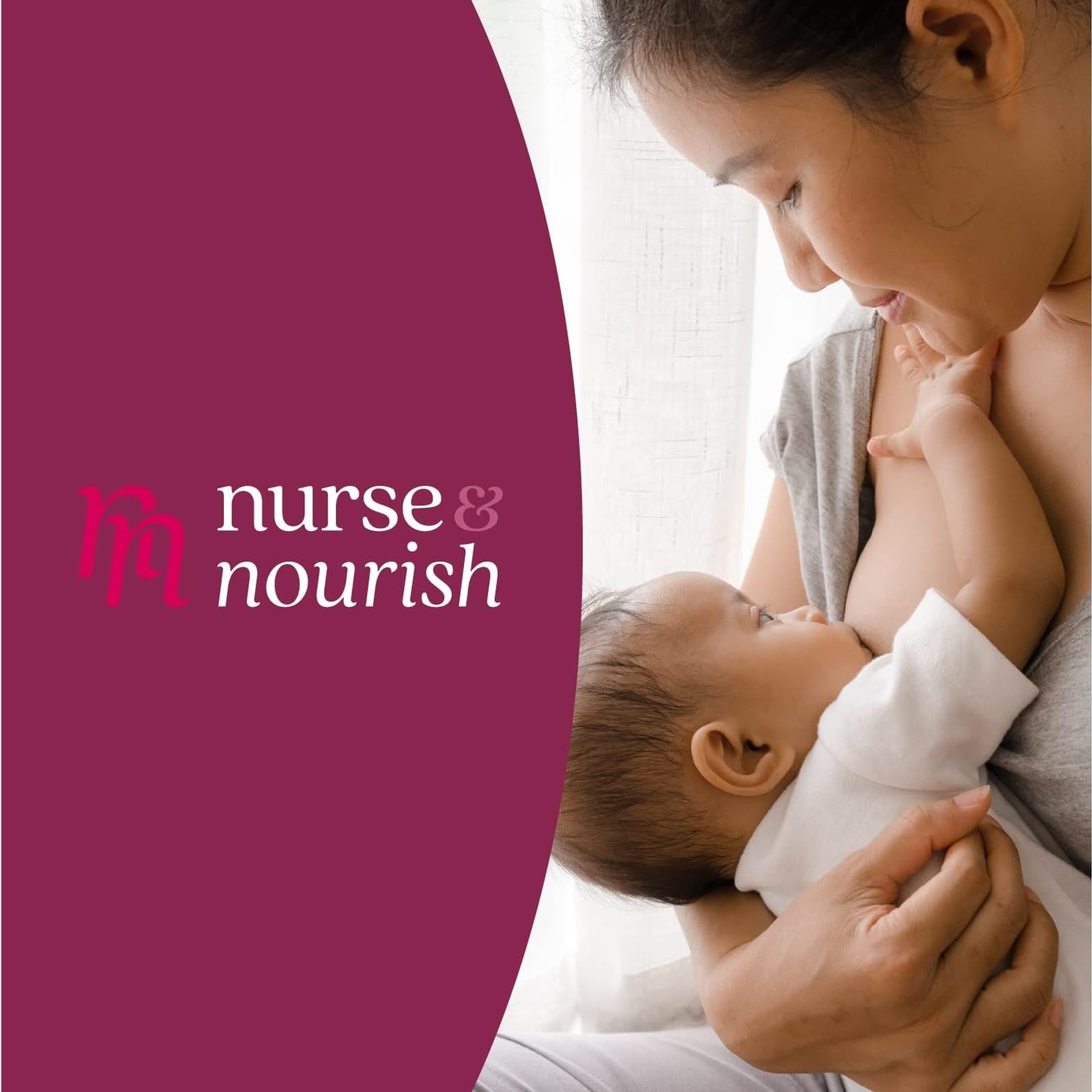 Nurse & Nourish white finish blends with kitchen and freezer aesthetics.