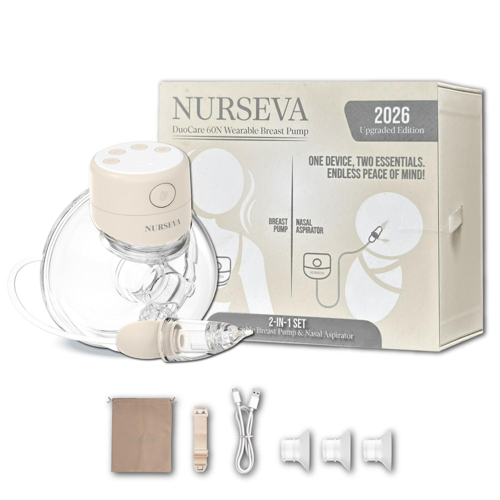 Nurseva wearable breast pump on the go for discreet pumping.