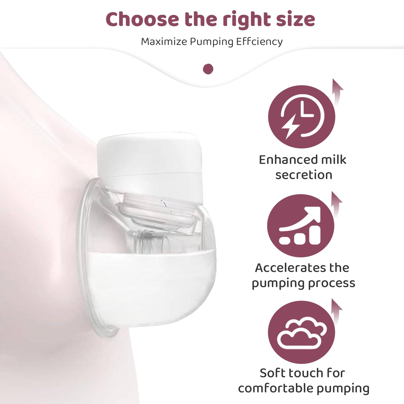 Nursi Luna BPA-free silicone inserts are skin-friendly and durable.