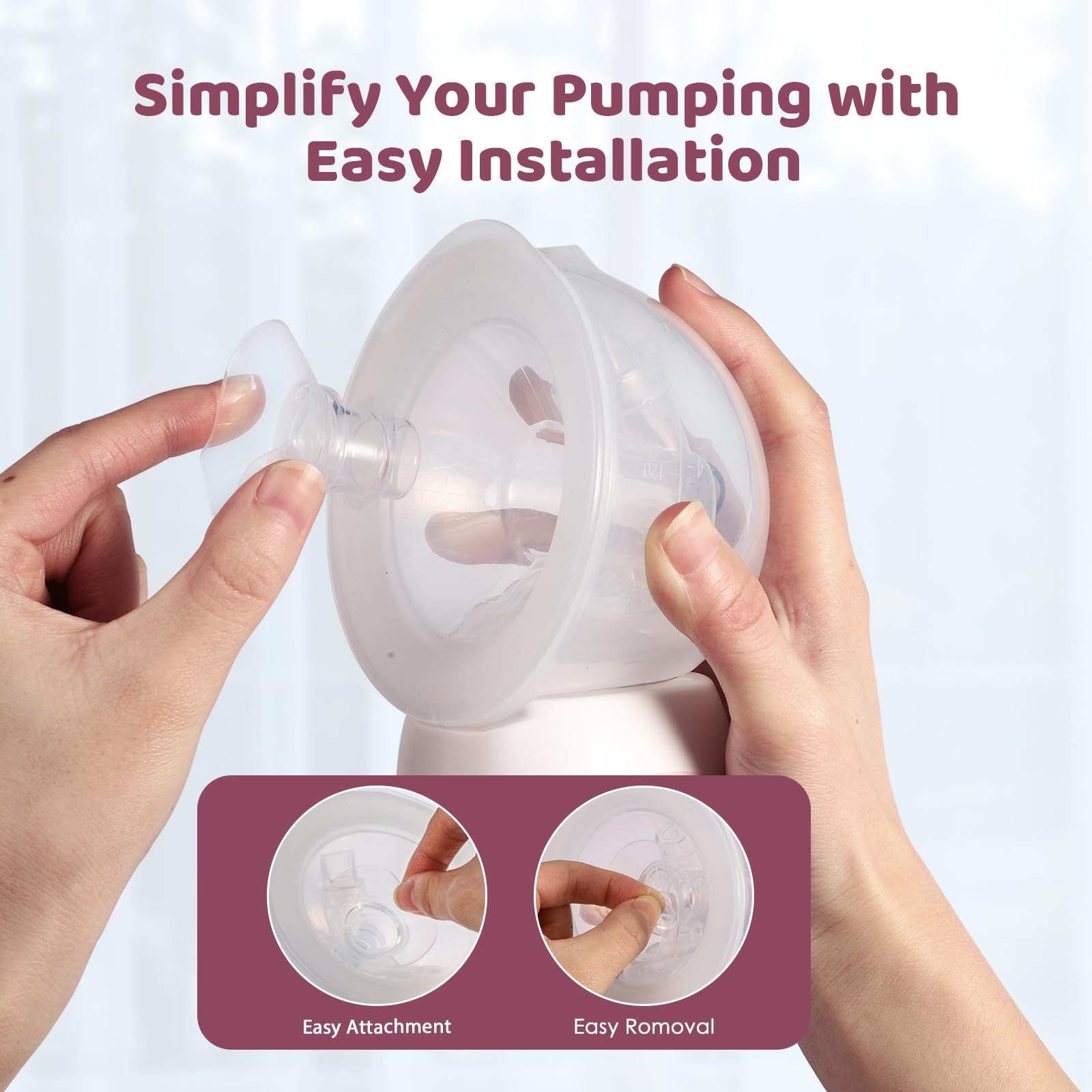 Nursi Luna silicone inserts are BPA-free and easy to clean