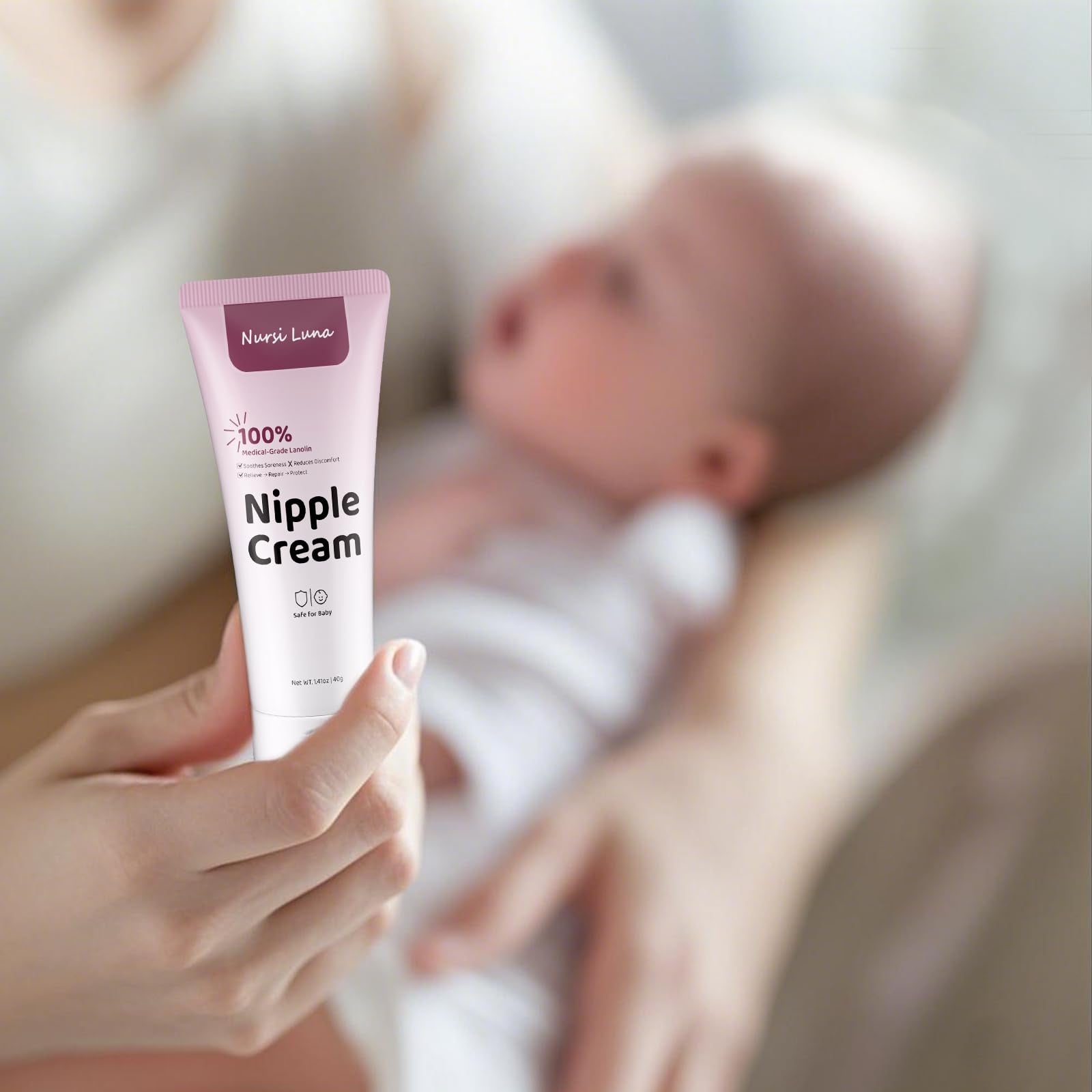 Nursi Luna nipple ruler tool helps track changes across breastfeeding.