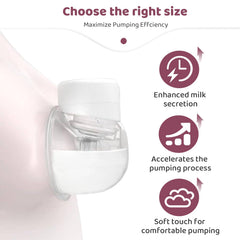 Nursi Luna silicone flange close-up showing BPA-free soft material