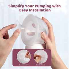 Nursi Luna sponge brush helps easy cleaning after pumping.