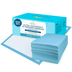 Nurture Valley 40 XL bed pad with adhesive pack keeps pad securely in place