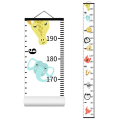 Nustila growth chart with cute animals design for wall height tracking