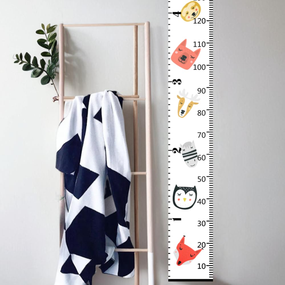 Nustila dual-scale chart shows feet and centimeters for easy readings