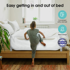 NUTIKAS 46in bed rail guard provides full-length protection