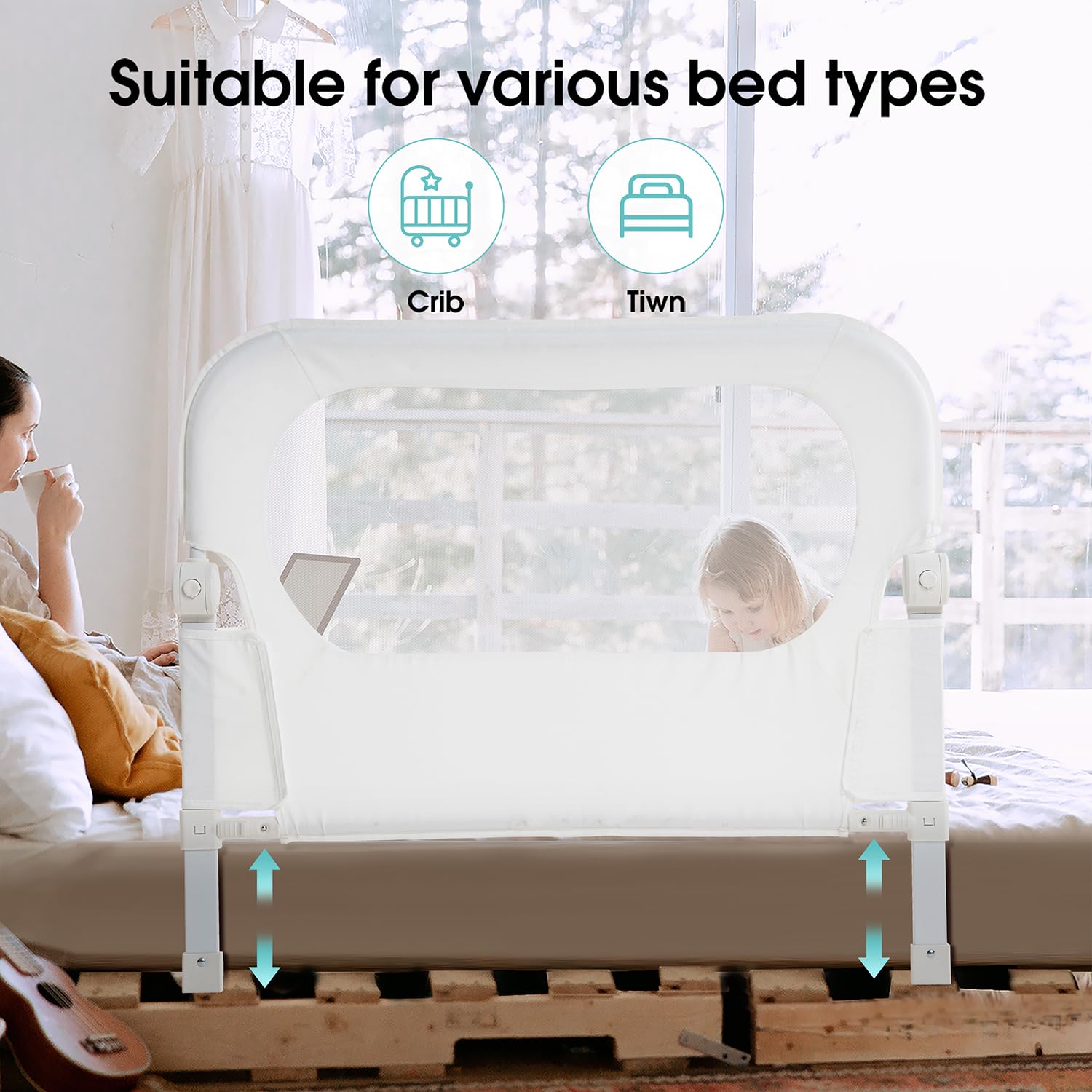 NUTIKAS sturdy design keeps toddlers safe through the night