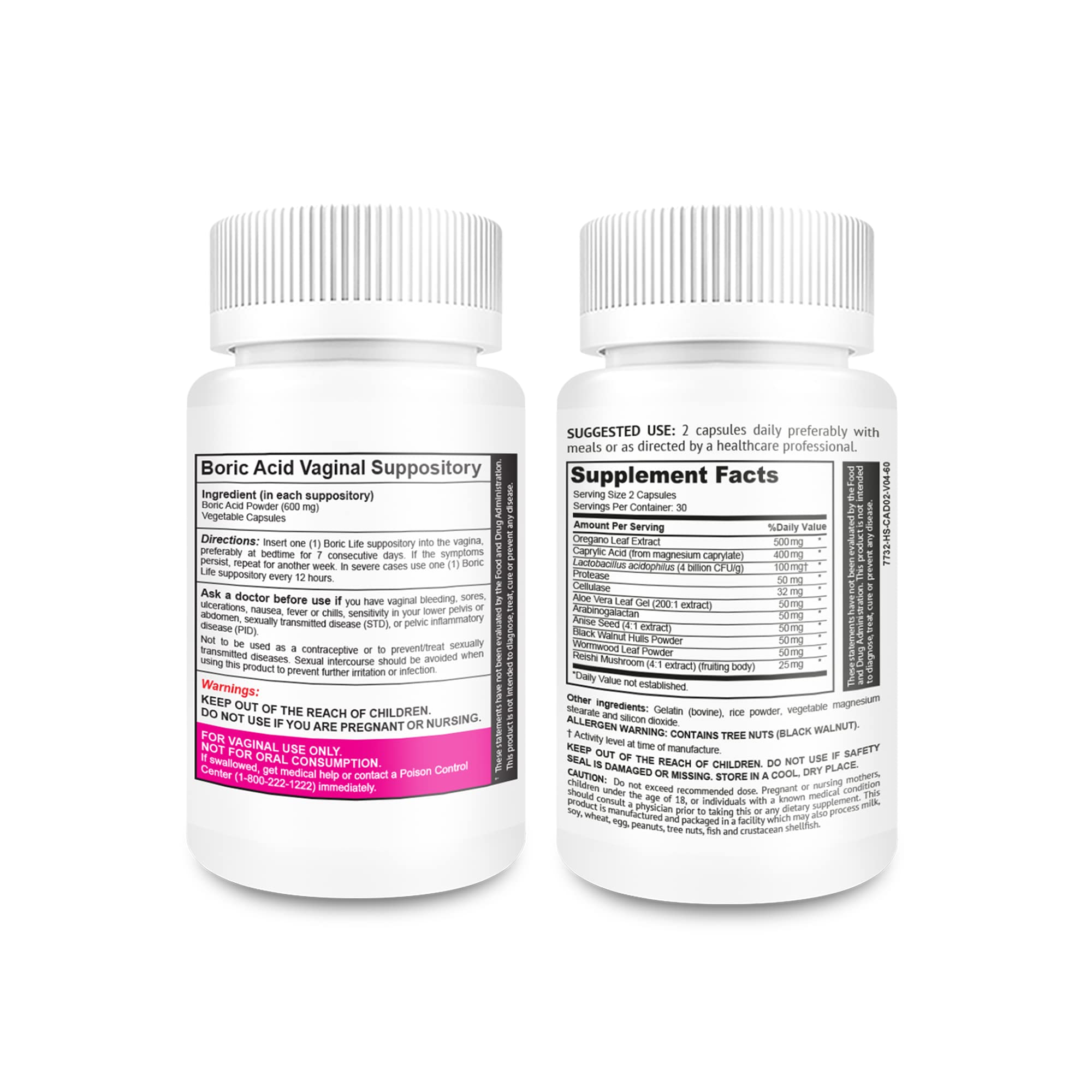 NutraBlast Feminine Balance Complex bottle supports intestinal flora and immune health.