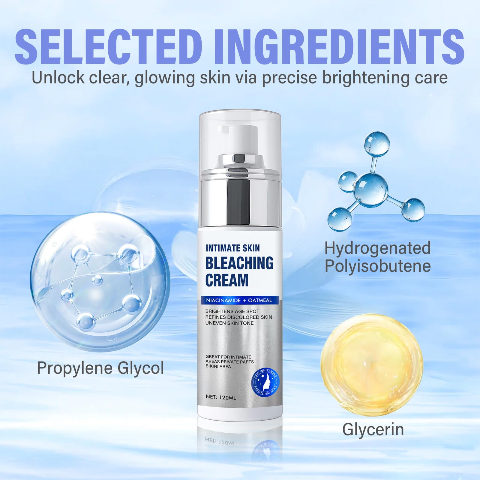 Nutravita niacinamide oatmeal ingredients supporting brightening and texture