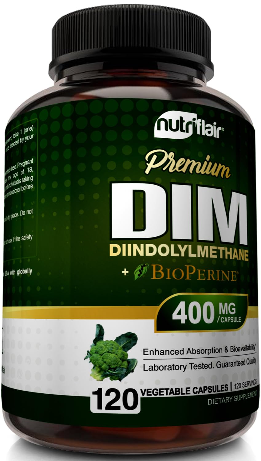 Third-party tested NutriFlair DIM capsules for quality.