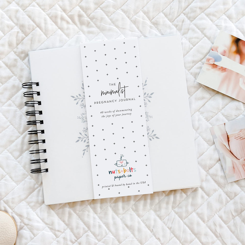 Nuts & Bolts Paper Co. ultrasound photo page for easy milestone storage.