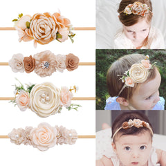 NUWAJP floral headbands pastel mix for versatile outfits