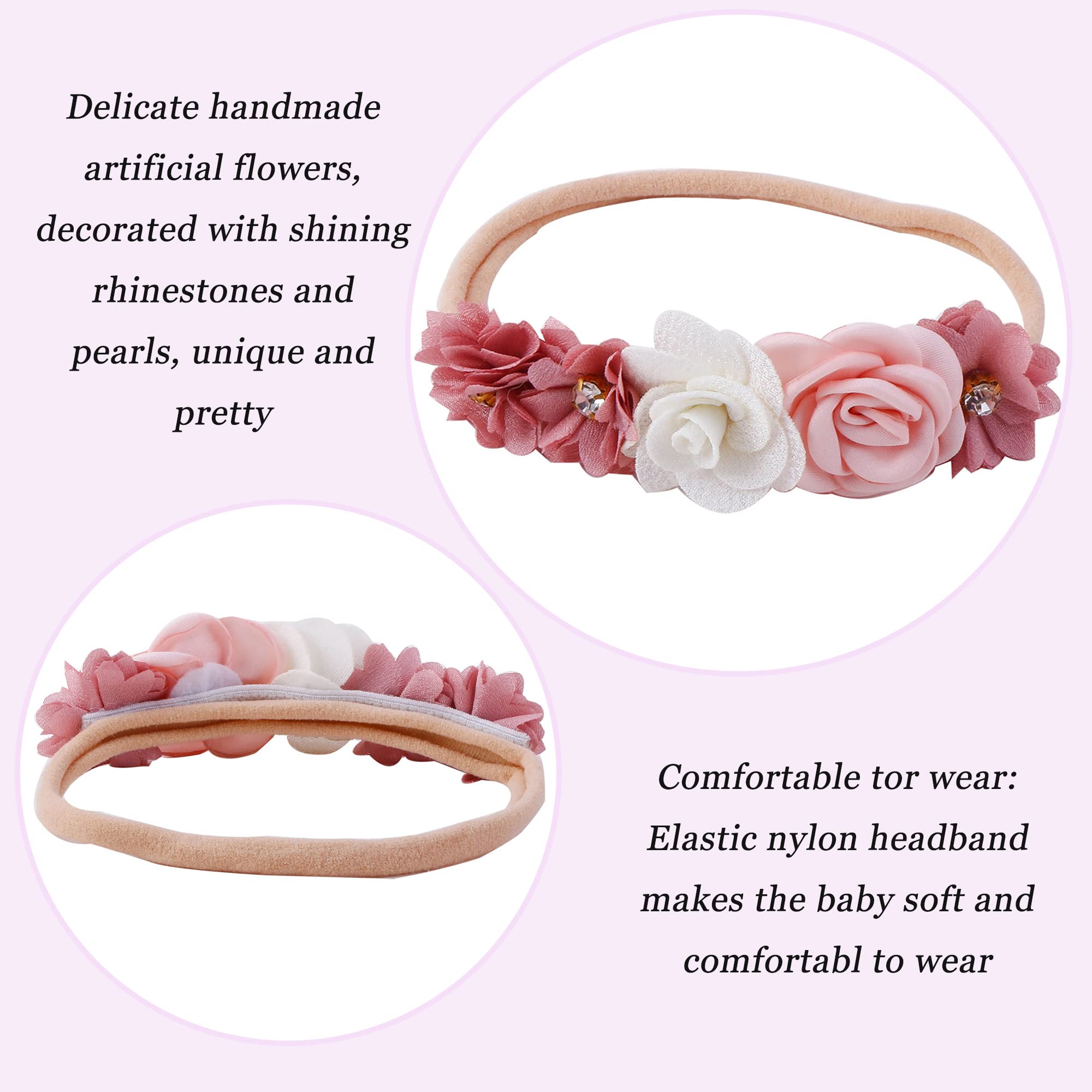 NUWAJP mint-green headband complements summer outfits and playtime.
