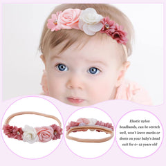 NUWAJP peony-rose headband pairs with dresses for special occasions.