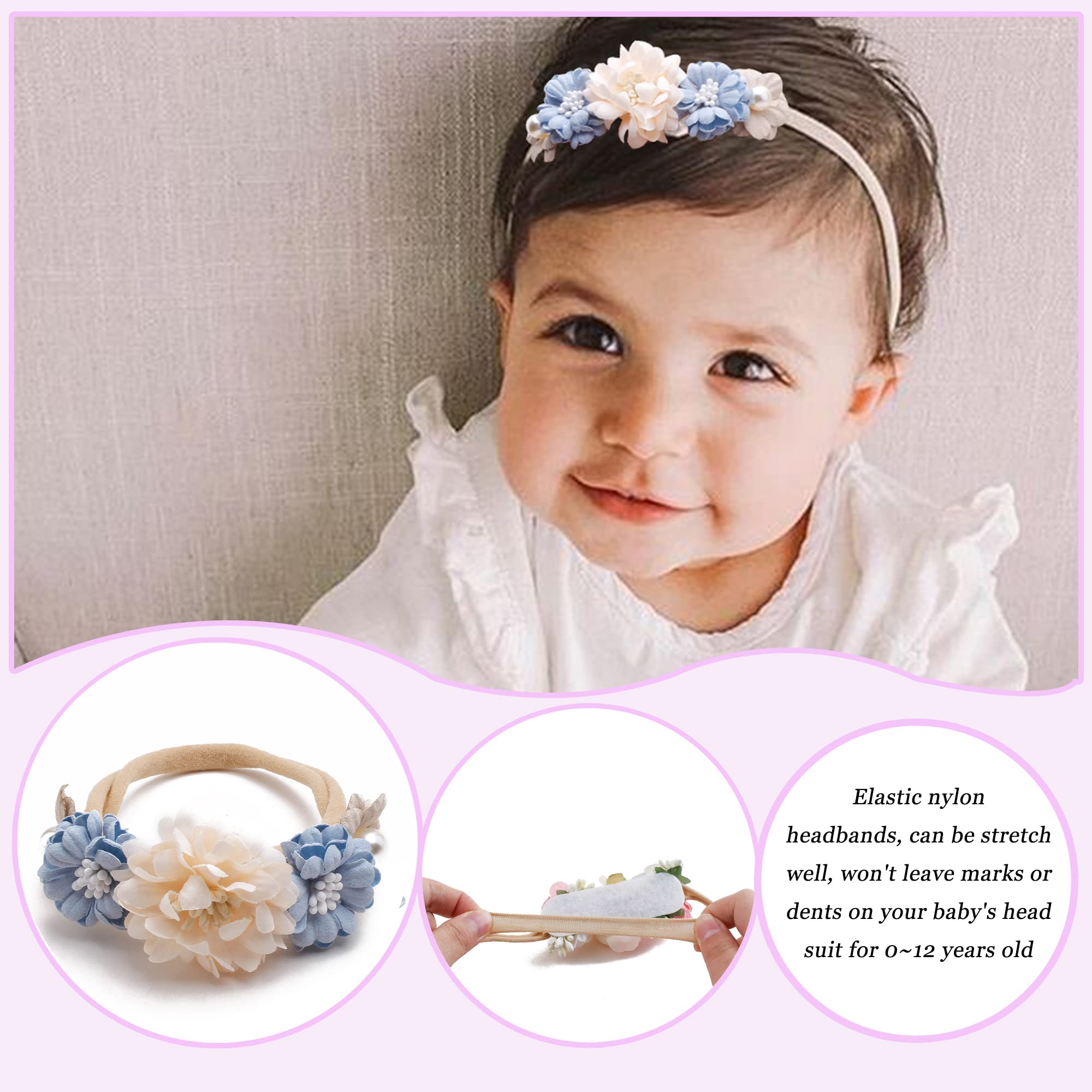 NUWAJP yellow cream headband; perfect gift box set