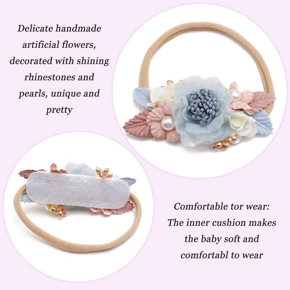 NUWAJP peach headband; ideal for family portraits