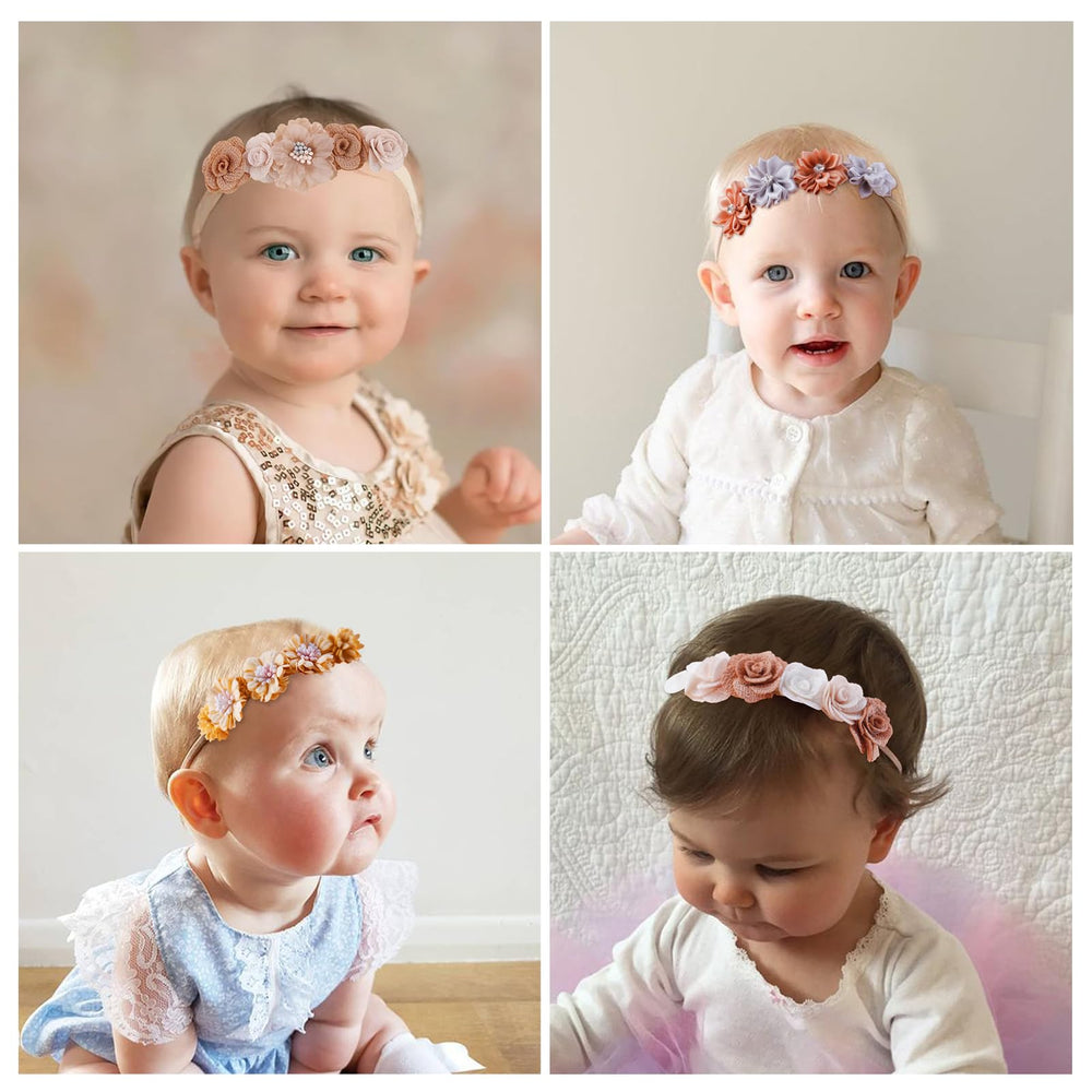 NUWAJP floral headbands ideal for photos and occasions