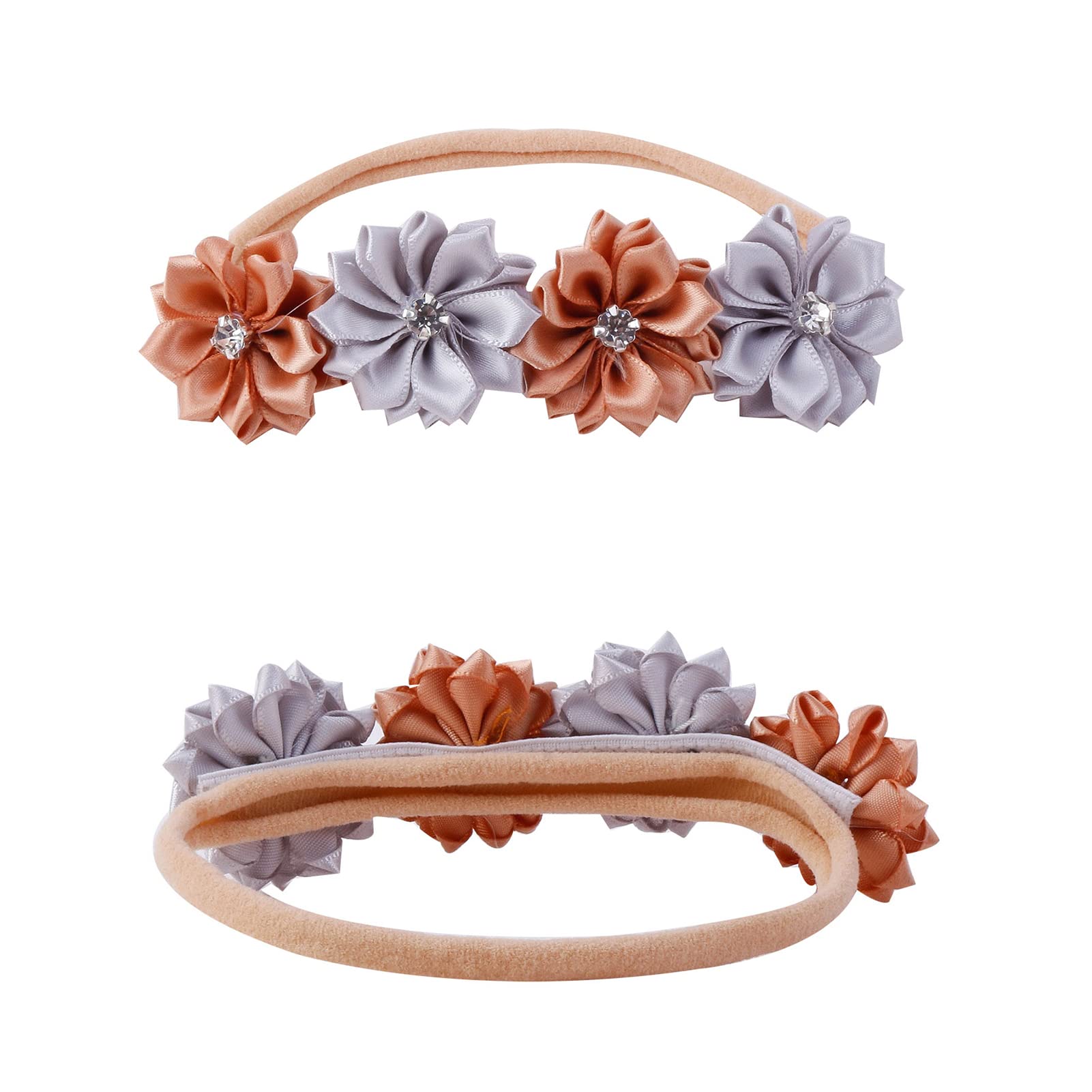 NUWAJP newborn to toddler headbands grow with her for a snug fit