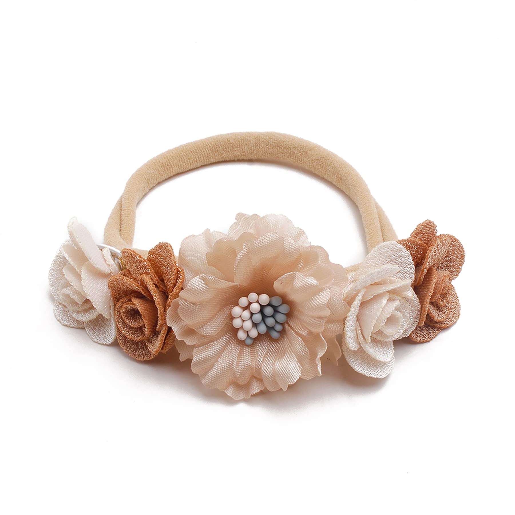 NUWAJP flower bows enhance newborn photos with charming detail