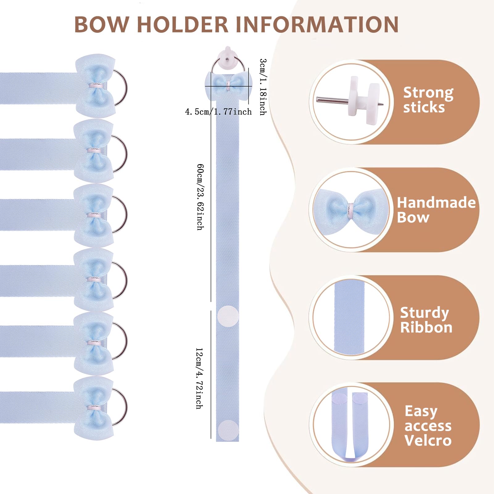 NUWAJP hair clip holder wall display keeps clips sorted and visible for quick daily routines