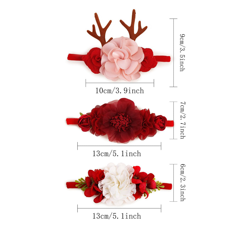 NUWAJP multicolor floral headbands suitable for all occasions and events.