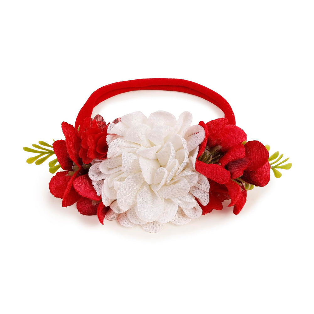 NUWAJP newborn photos prop headband displayed on baby for adorable portraits.