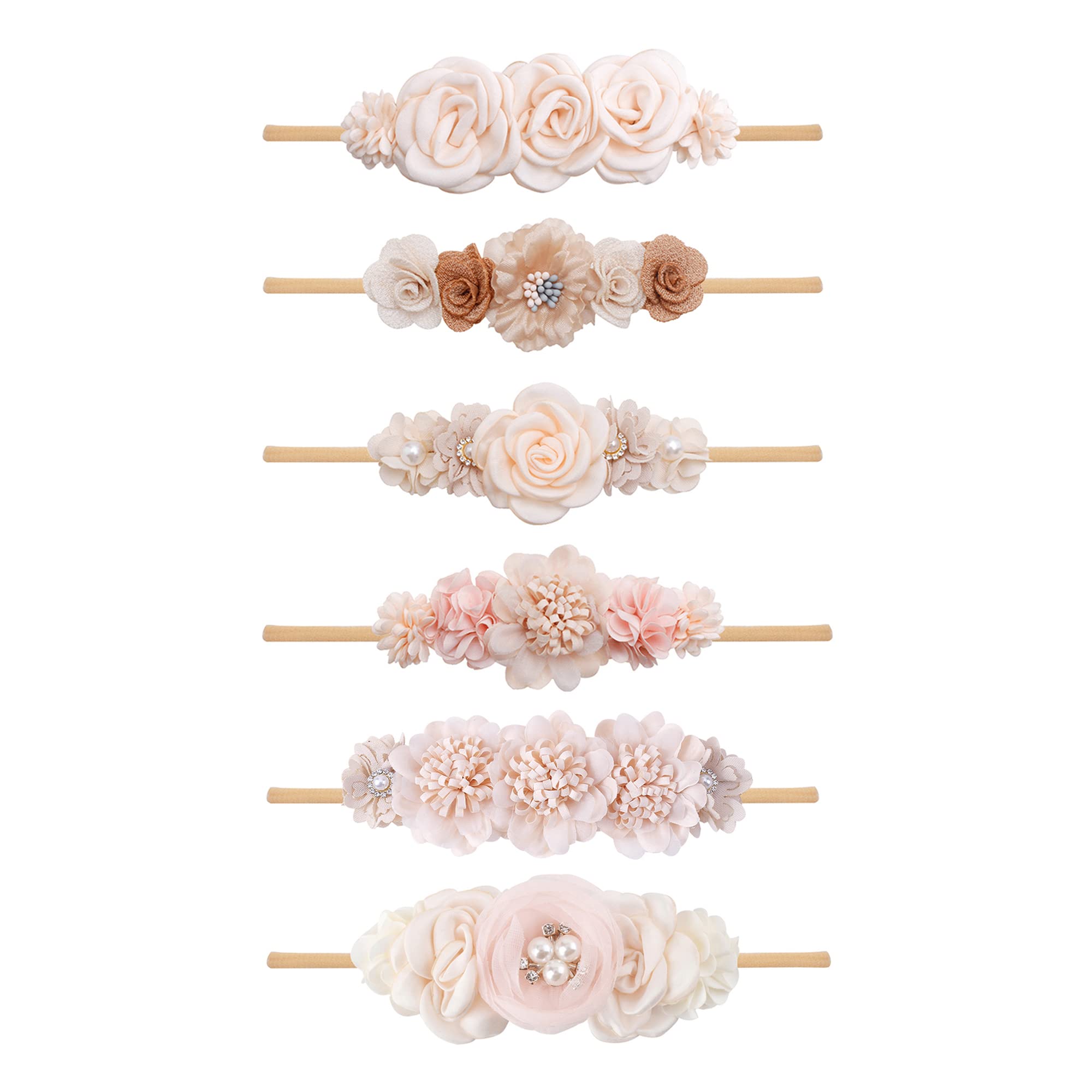 NUWAJP six color variety headbands offer versatile looks with outfits